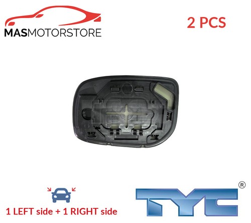 Rear view mirror glass pair - rear,