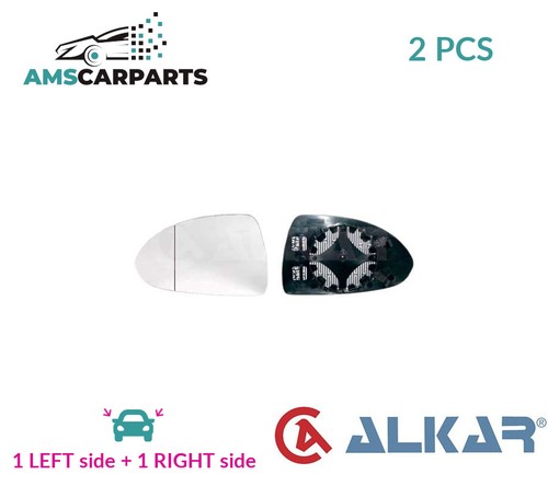 Rear view mirror glass pair - view,