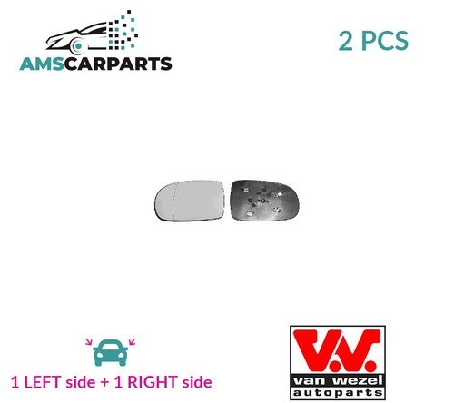 Rear view mirror glass pair - view,
