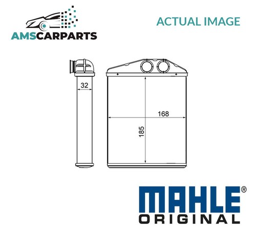 Heater radiator exchanger - radiator, lhd