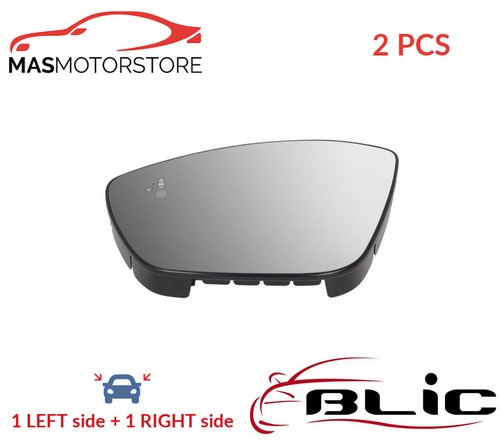 Rear view mirror - glass, pair