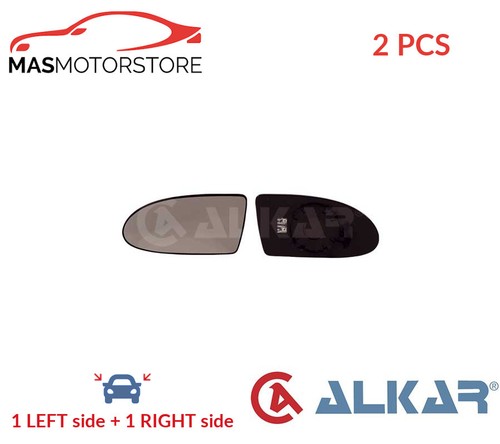 Rear view mirror - glass, pair