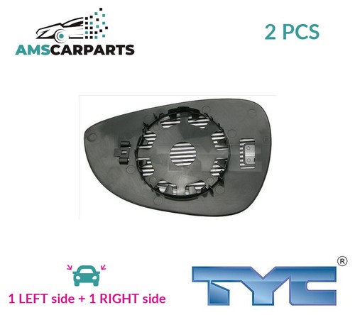 Rear view mirror glass pair - view,