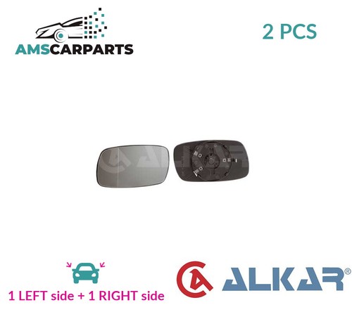 Rear view mirror glass pair - view,