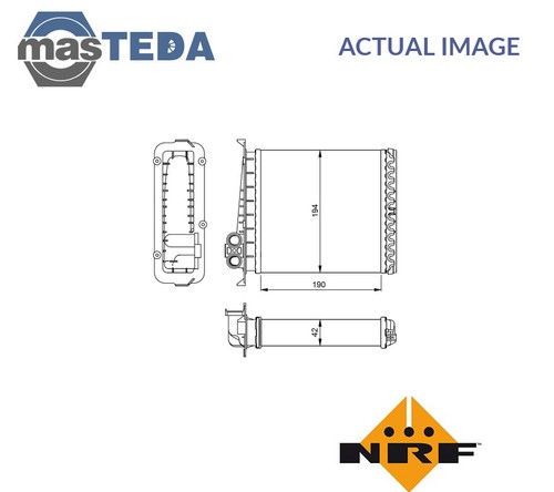 54284 heater radiator - heater,