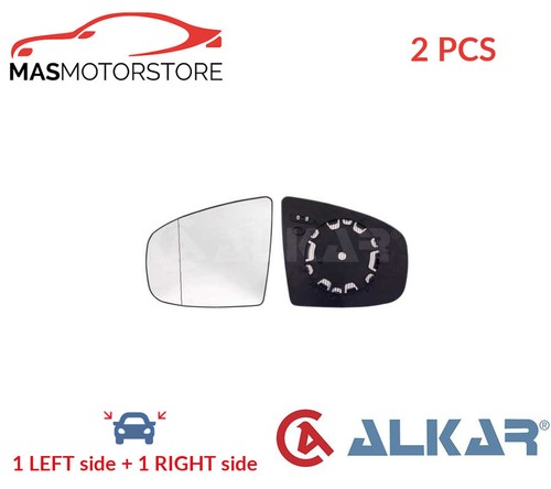 Rear view mirror glass pair - view,