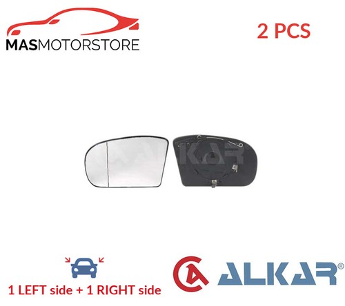 Rear view mirror glass pair - rear,