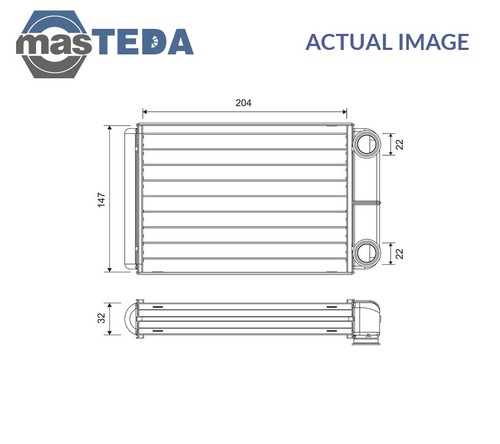 811516 heater radiator - heater,