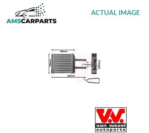 Heater radiator exchanger lhd - radiator,